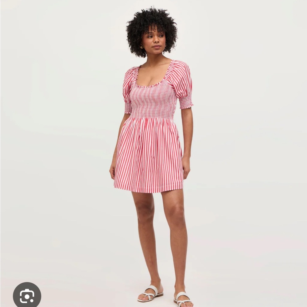 Hill House Naia Nap Dress Cherry Stripe